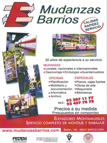 MUDANZAS Y TRANSPORTES BARRIOS