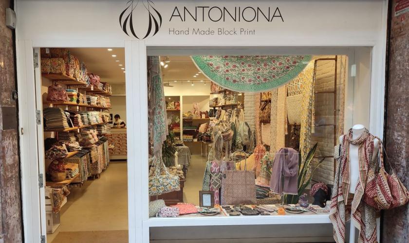 ANTONIONA Teles estampades a mà